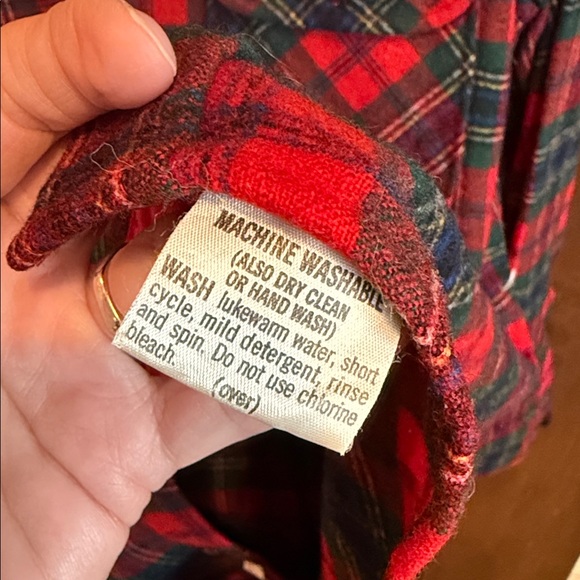 Vintage Pendleton Country Traditionals Maclean Tartan virgin wool button down M - Picture 6 of 12